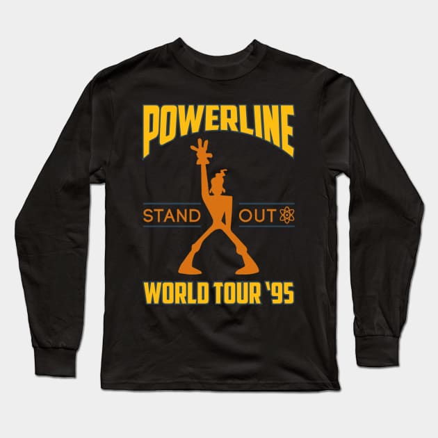 Powerline Stand Out World Tour '95 Long Sleeve T-Shirt by SantinoTaylor